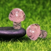 Bacock Hallmark ukrase agates poludijeli Mini mali gljivni oblik liječenja prirodnog dragulja Polirano