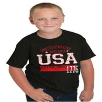 EST Patriotska Americana Crewneck T košulje Dječak Djevojka Teen Brisco Marke X