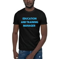 Plavo obrazovanje i voditelj obuke majica s kratkim rukavima majica s nedefiniranim poklonima