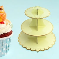 Papirna torta je jednostavna za sastavljanje troslojnog zadlog za jednokratnu ivicu za jednokratnu upotrebu