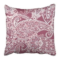 Kontura s paisley kontrastnom kulturom Damask cvjetni grafički hinduizam Indija jastuk kauč za jastuk