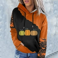 Yubatuo ženske dukseve Dukserice Odjeća za teen Djevojka Ležerni džemper Pulover sa džepovima Halloween