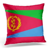 Crvena eritreja Eritrejska bijela zastava bacaju poklopac jastučnice za jastuk