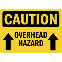 Promet i skladišni znakovi - Oprez - Oprema opasnost OSHA Aluminijumski znak Ulično odobreno Znak 0.