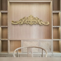 Betterz Neoslaženi cvjetni uzorak rezbalice Appliques Wood kineski stil vrata