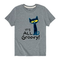 Pete mačka - sve je groovy - grafička majica kratkih rukava za mlade
