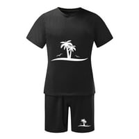 Tuš za muškarce Muškarci Summer Outfit Plaža Kratki rukav Odštampana košulja kratkih odijela Košulje