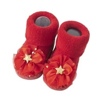 Rovga TODDLER cipele za djecu jesen i zima slatka djeca dječaci i djevojke Toddler čarape cipele s podnim