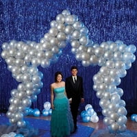 FOIL CURTAINS Shimmer zavjesa za rođendanske vjenčane zabave svijetla kišna zavjesa ukras kišne zavjese
