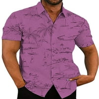 Capreze muns bluza kratki rukav ljetni majica s majicama dolje na vrhu havajska majica rever izrez TEE