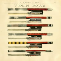 Katalog C. Bruno i sin c. Violini lukovi plakat print nepoznatim