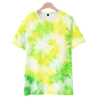 Dnevna lista tie-boja Havajska odjeća smiješna majica 3D vrhovi ispis majica na majicama preveliki muški