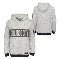 Adidas MLS Mladi Orlando Grad Heatherd Pulover Hoodie