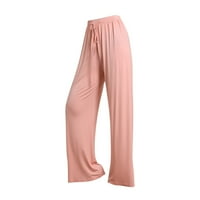 Cacommmark PI Ženske hlače plus Duksevi za uklanjanje veličina Jednobojna boja Skari u obliku struka