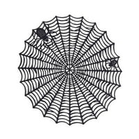 Dvoje kompanije Šta je zapetljan web i paukovske mrežne i paukove placemat, set od 6