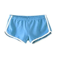 Dame dno elastične struke kratke hlače ubode u boji Mini pantalone Ležerne prilike sportske kratke hlače