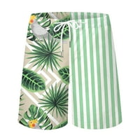 Muške odjeće s kratkim rukavima Modna majica Leisure Hawaii Seaside hlače Shorts Striped Print Beach