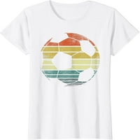Fudbalski igrač Funny Ball Retro Vintage Style Trenerska majica za žene Graphics Casual okruglih majica