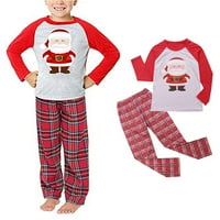 GUREUI Podudaranje porodičnih pidžama, porodična kolekcija za spavanje za spavanje Božićna odjeća Noćna