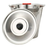Kašika od nehrđajućeg čelika sa poklopcem prenosivim kantom za vodu multifunkcionalna kanta za mlijeko