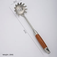 Leke 304stain bez čelika Wok spatula drva za drva Kuhanje lopata Ladle Kuhinjsko posuđe