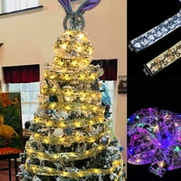 Leastforme Uskršnja vrpca Zlatni ukrasi, 10m 393.7 Fairy LED žičare za uskrsnu stablu, obojeni pozlaćeni