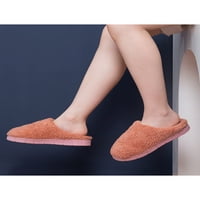 Lacyhop Womens Fuzzy Sliper Slip na plišanim papučima Ugodne domaće cipele Spavaća soba Lagana kuća