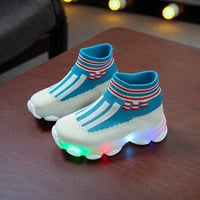 FVWitlyh Boys Trkenje cipele Light Girls Sport Bling LED cipele Baby Svjetlos Djeca Dječja dječja cipela