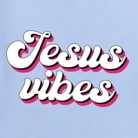 Divlji Bobby, Jesus vibracije inspirativni kršćanski muškarci Grafički tee, svijetloplava, srednja