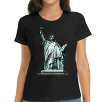 Kip Liberty New York City Graphic ljeto TEE za žene - Trendi i udobna majica s kratkim rukavima Sjedinjene