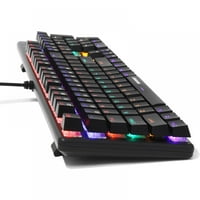 Gaming tastatura USB ožičena plutajuća tastatura, miran ergonomski vodootporan mehanički osećaj tastatura,