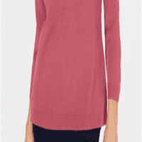Karen Scott ženski džemper za vrat ružičaste veličine petite l