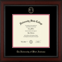 Diploma University of West Alabama, Veličina dokumenta 11 8.5