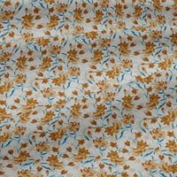 Onuone viskozni dres svijetlo smeđa tkanina i cvjetna umjetnička haljina materijal materijal tkanina