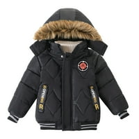 Kpoplk Toddler zimski kaput Djeca zimska dječaka jakna kaput kaputica modna dječja jakna za toplu odjeću