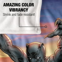 Marvel Black Pantether Visoko prikazan svilenkasti dodir Super Meko bacanje 50 60