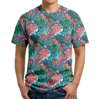 Muška majica plus veličina vrhova Muns Havajska majica Muške atletske košulje i majica kratkih rukava