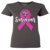 Trgovina4 god Žene Ja sam preživela grafička majica za preživjeli dojke