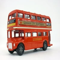 Razgledanje londonskog grada Dvospratni turistički turistički autobus Discast Metal Model