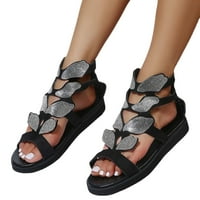 Eczipvz platforme sandale ženske sandale ravne sandale za žene bohemia elastična t-remena dressy ljetne