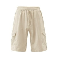 Muški kratke hlače na čišćenju za 6 $ muške ljetne modne maračenje elastične čvrste boje labave ležerne