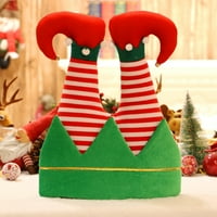 Božićni šeširi Santa Xmas Hat Santa Claus Noge Kap za kapu za kapu sa flanelom za odrasle Merry Xmas