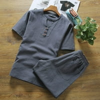 Akiihool kratki setovi Muška odjeća za odmor Muške Vintage Majice i kratke hlače Postavite odjeću za