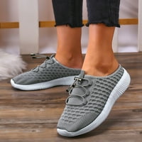 Caicj ženske modne tenisice Ženske lagane cipele - prozračne povremene patike za hodanje, siva