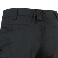 Guvpev muške sportske džepove radne odjele casual labavo kratke hlače Ležerne prilike za jogging - crna
