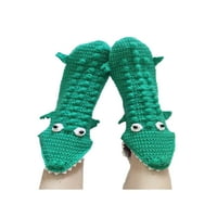 MA & Baby Women Smiješne čarape za životinje Muške novitetne kavezne čarape 3D krokodile pletene čarape