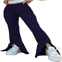 Ženski visokokvalitetni pantalone za oblikovane pantalone s punim bojama