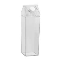 Skladište hernala na klirens mlijeko kartonsko boca za boce prozirne četvorne mlečne boce prijenosne