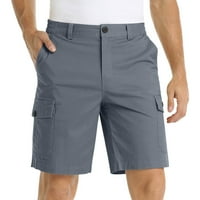 Muške garderne kratke hlače Lagana gumba uzročno pravne hlače na otvorenom planinarenje trčeći se sa