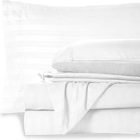 Split Cented size krevet za krevet, egipatski pamuk - 22 duboki džep, broj navoja, ekstra meka